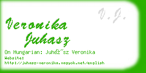 veronika juhasz business card